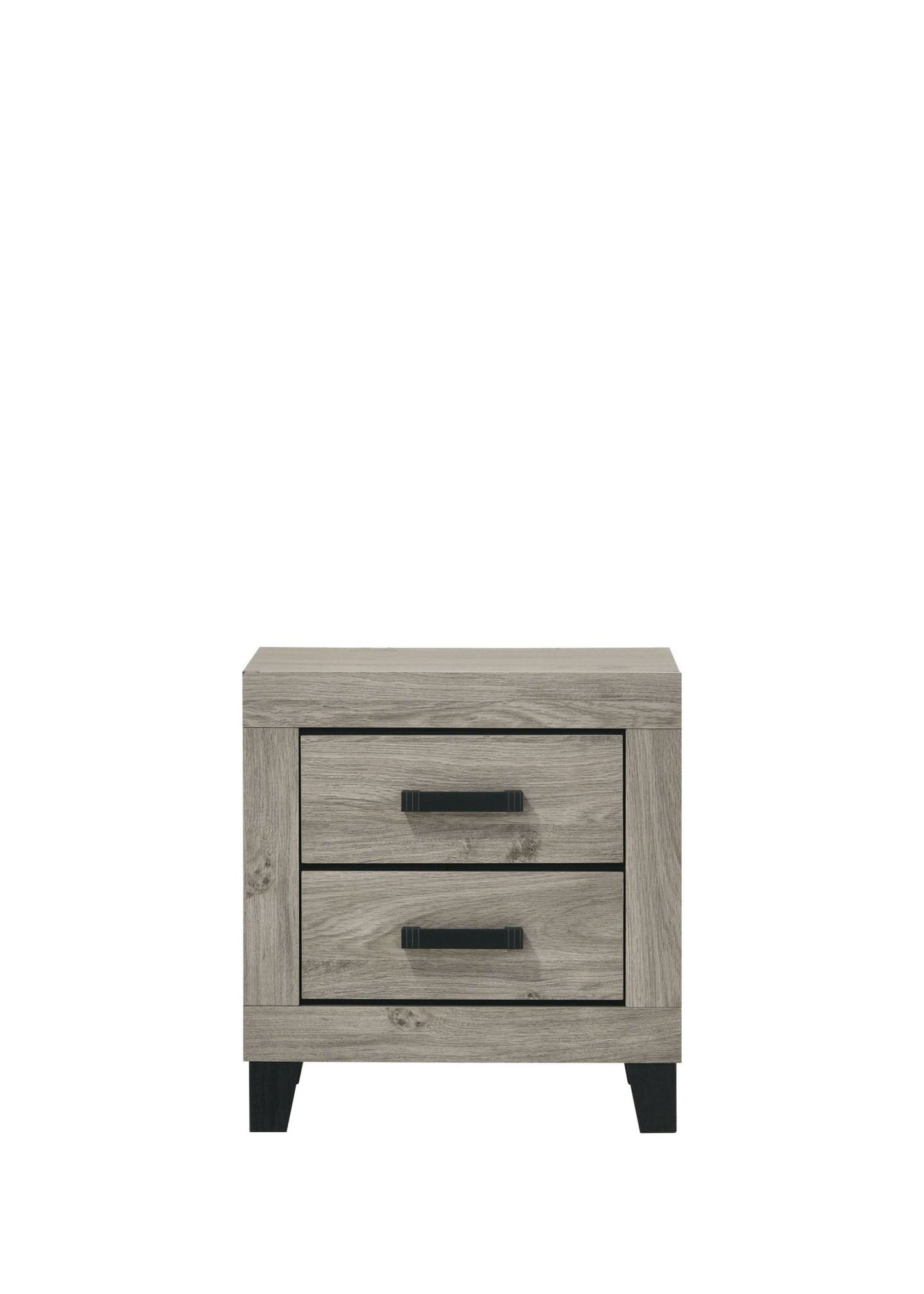 Mari Light Gray Finish Nightstand - 1st Choice Furniture Direct