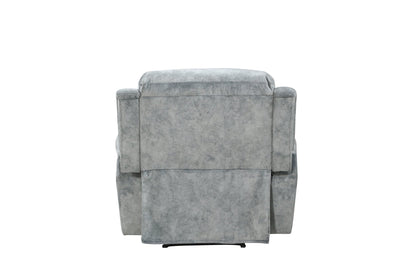 Mariana Silver Gray Fabric Manual Recliner Chair - 1st Choice Furniture Direct