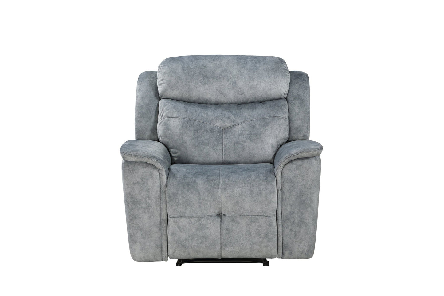 Mariana Silver Gray Fabric Manual Recliner Chair - 1st Choice Furniture Direct