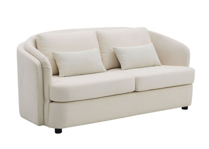 Mariko Beige Linen 3Pcs Living Room Set (Sofa, Loveseat, Chair) - 1st Choice Furniture Direct