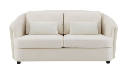 Mariko Beige Linen 3Pcs Living Room Set (Sofa, Loveseat, Chair) - 1st Choice Furniture Direct