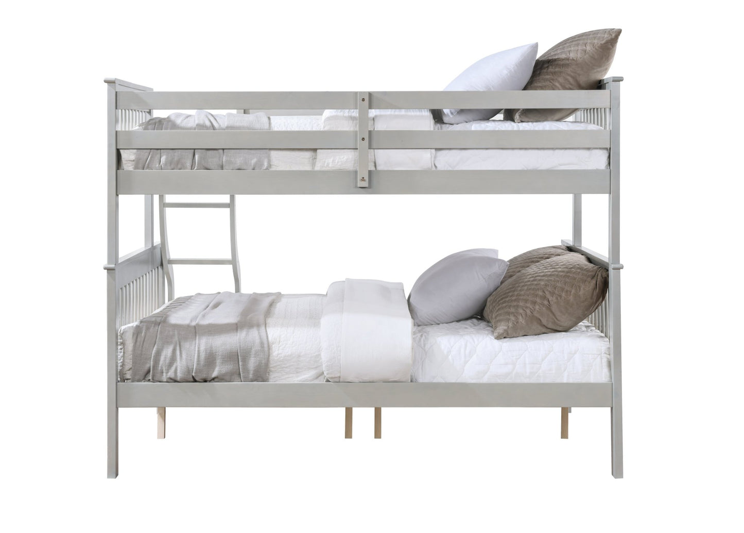 Marita Gray Bunk Bed (Twin /Full) - 1st Choice Furniture Direct