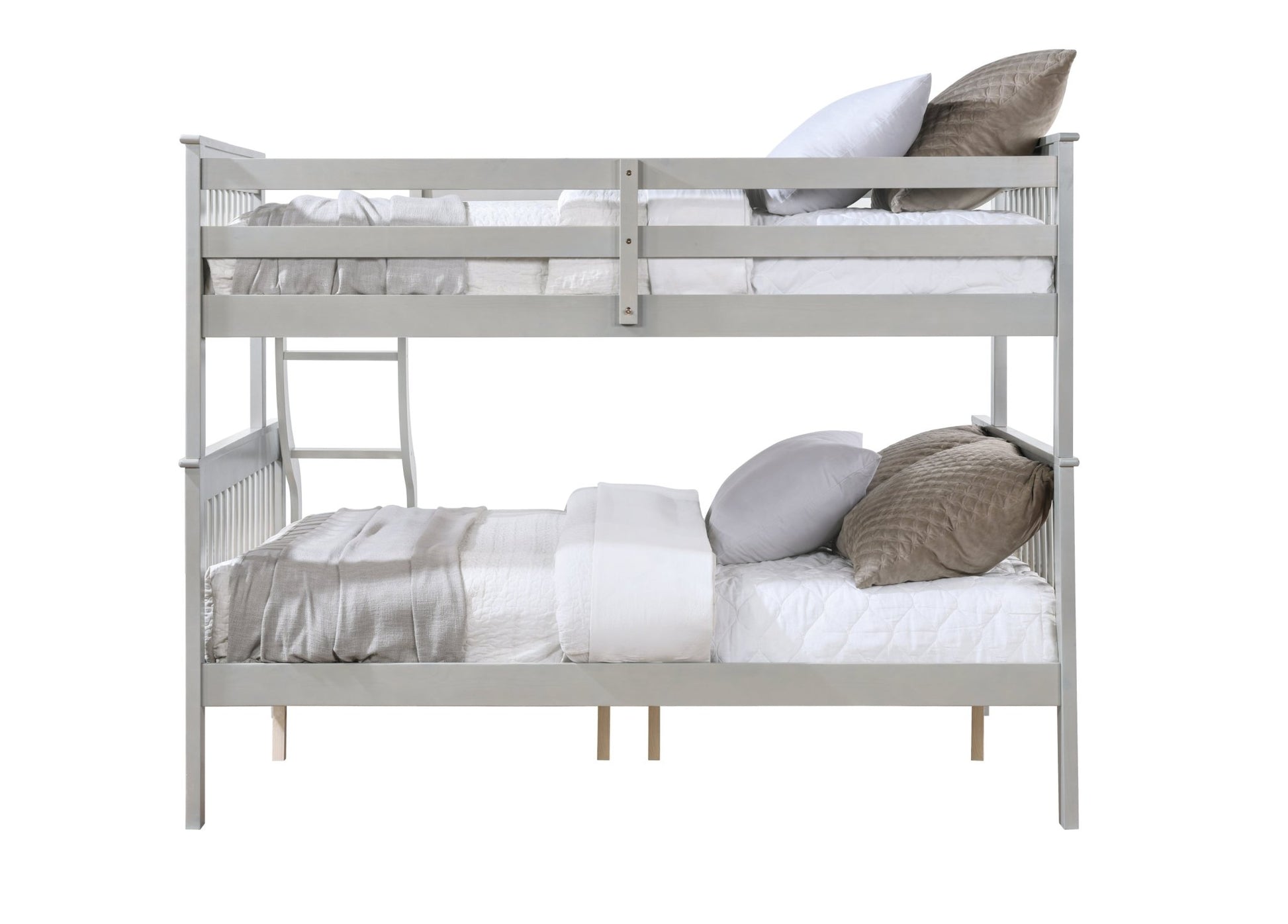 Marita Gray Bunk Bed (Twin /Full) - 1st Choice Furniture Direct
