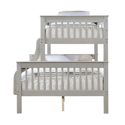 Marita Gray Bunk Bed (Twin /Full) - 1st Choice Furniture Direct