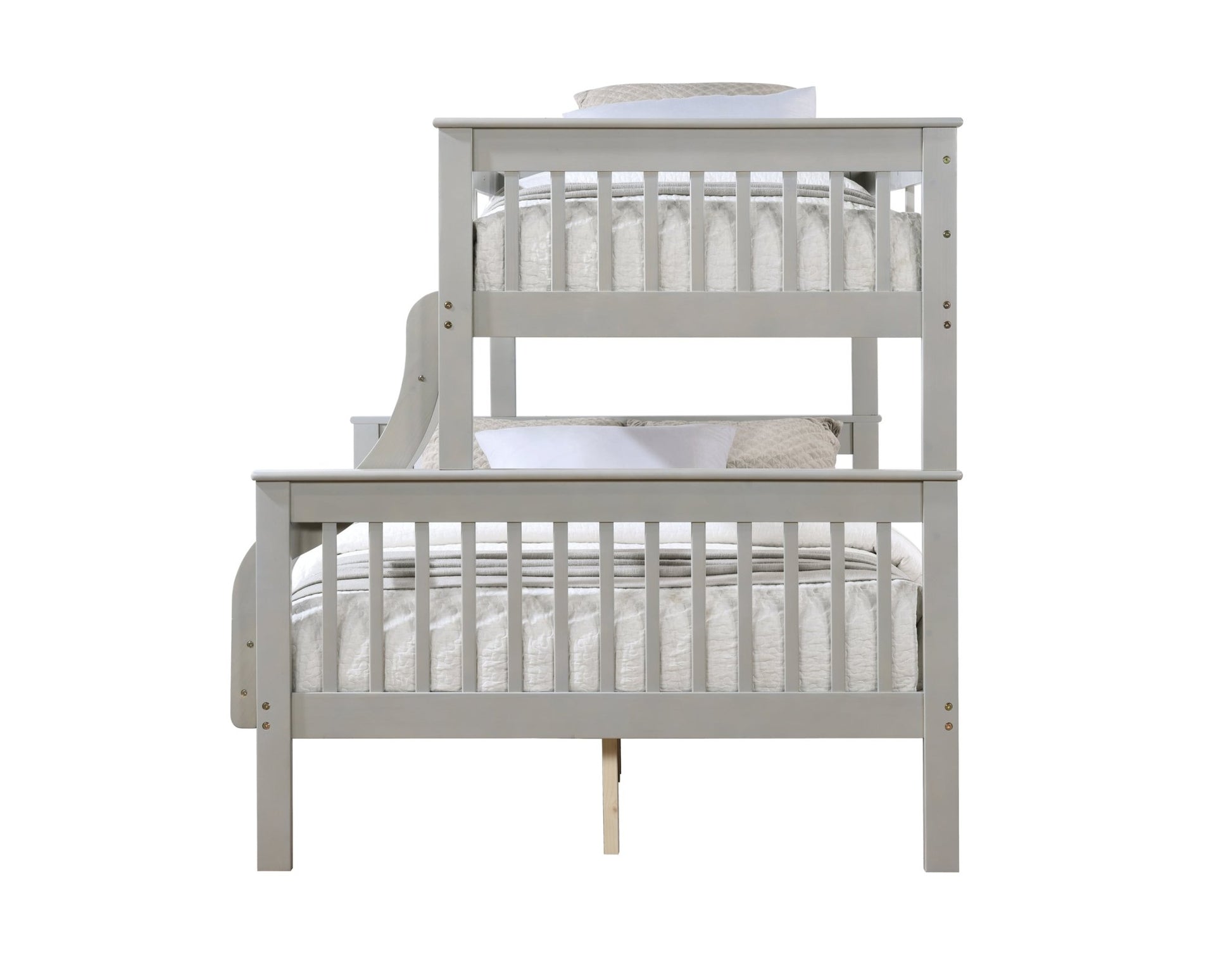 Marita Gray Bunk Bed (Twin /Full) - 1st Choice Furniture Direct