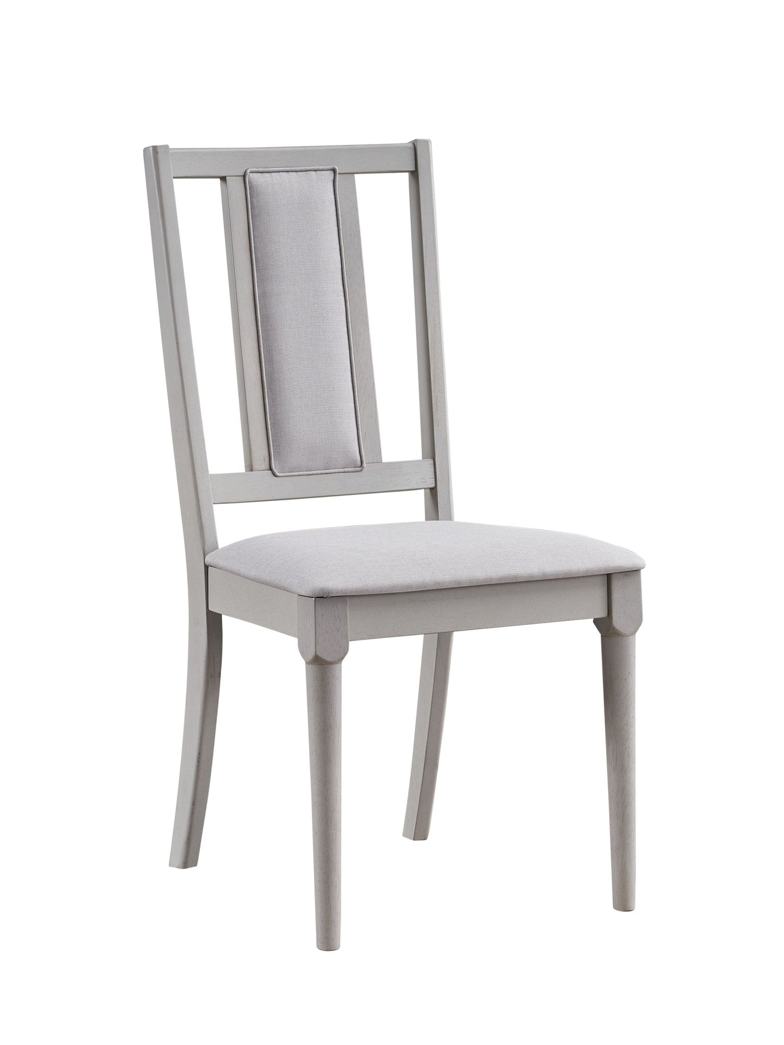 Marta Beige Linen & Natural Finish Side Chair (Set of 2) - 1st Choice Furniture Direct