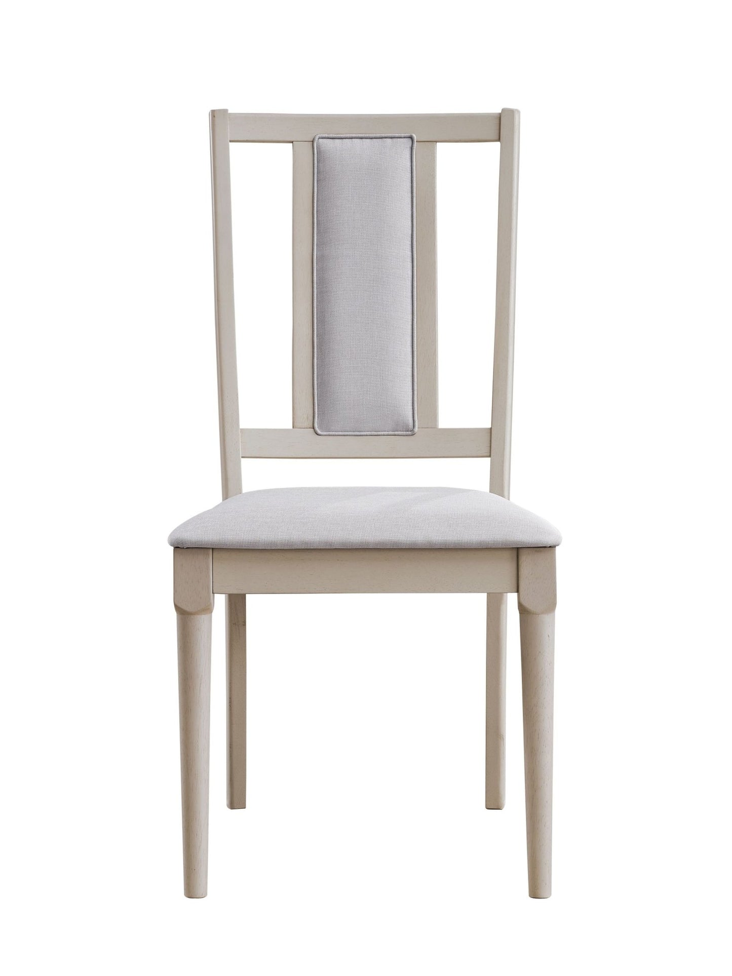 Marta Beige Linen & Natural Finish Side Chair (Set of 2) - 1st Choice Furniture Direct