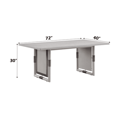 Marta Natural Finish Dining Table - 1st Choice Furniture Direct