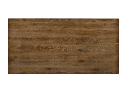 Martha II Weathered Oak Finish Counter Height Table - 1st Choice Furniture Direct