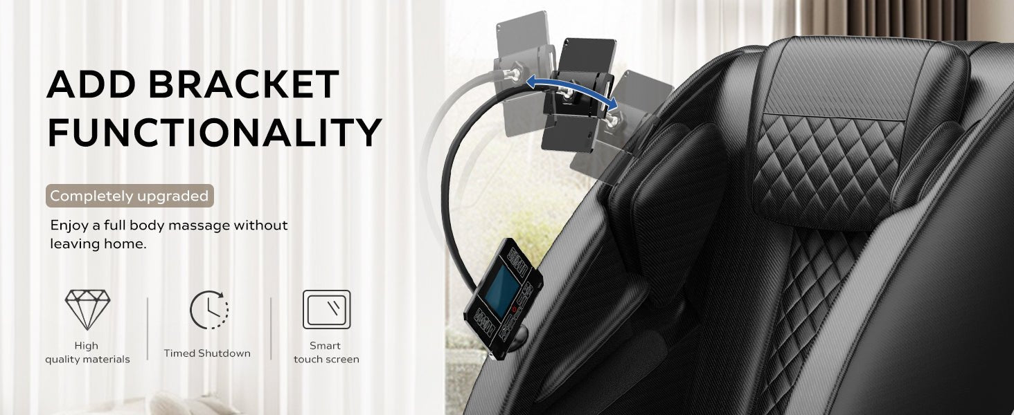 Massage Chair Recliner with Zero Gravity with Full Body Air Pressure - 1st Choice Furniture Direct