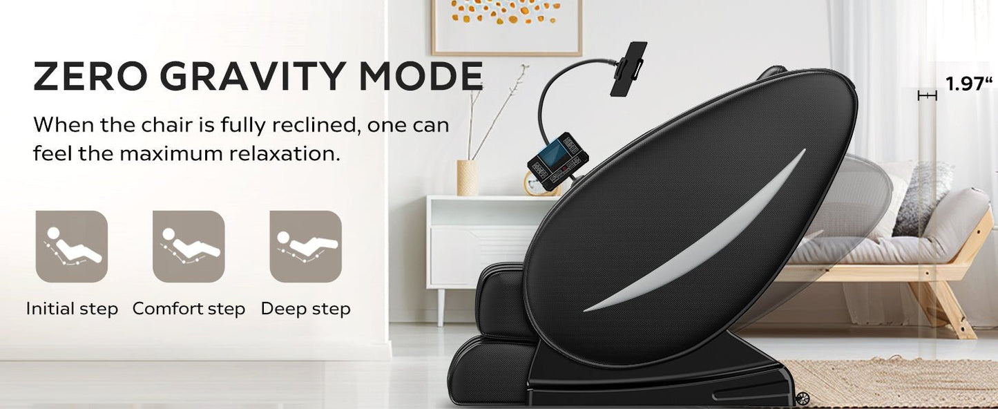 Massage Chair Recliner with Zero Gravity with Full Body Air Pressure - 1st Choice Furniture Direct
