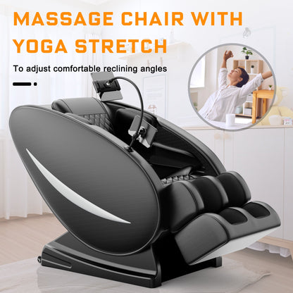 Massage Chair Recliner with Zero Gravity with Full Body Air Pressure - 1st Choice Furniture Direct