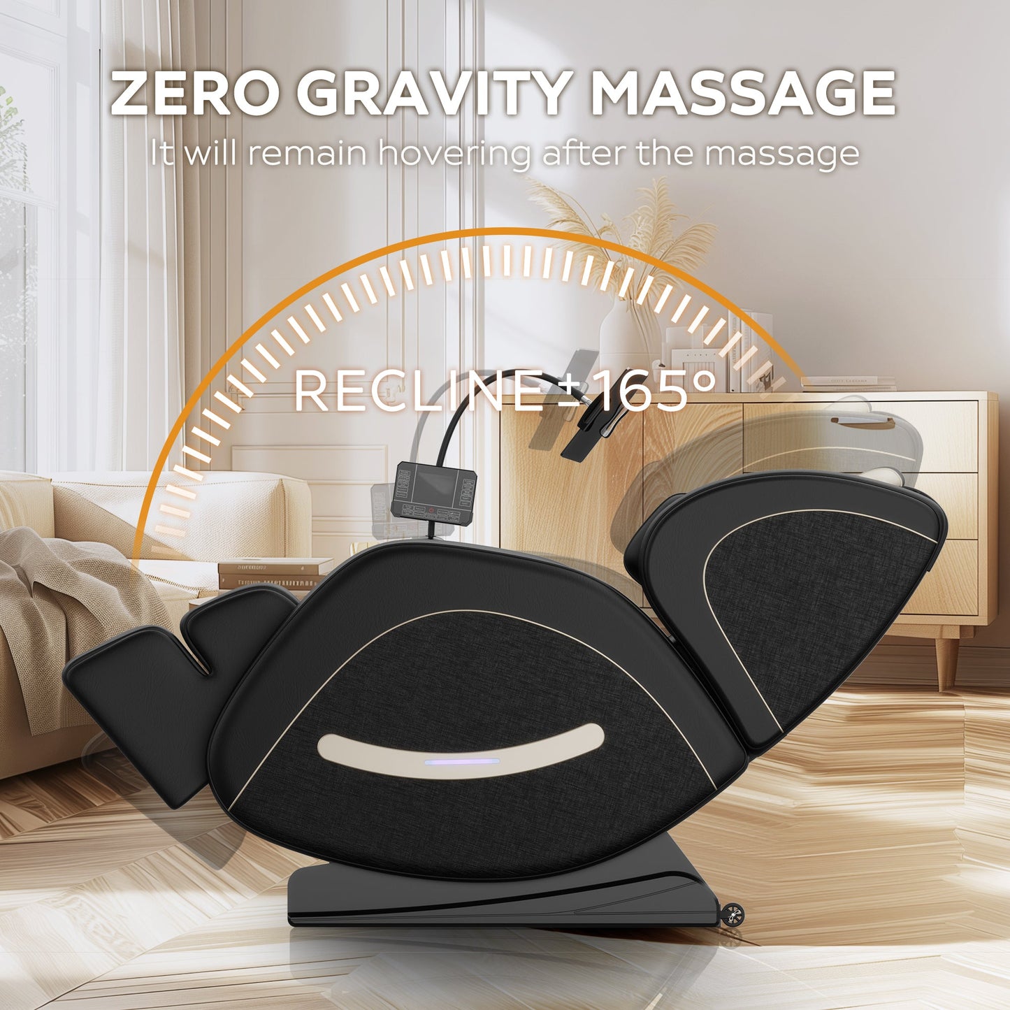 Massage Chair Recliner with Zero Gravity with Full Body Air Pressure - 1st Choice Furniture Direct