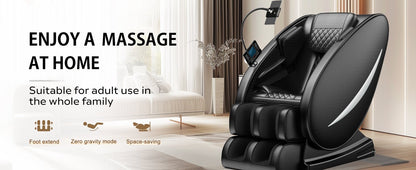 Massage Chair Recliner with Zero Gravity with Full Body Air Pressure - 1st Choice Furniture Direct