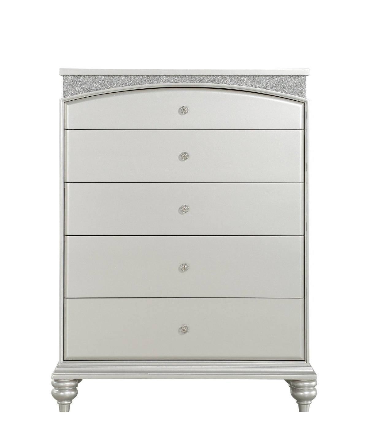 Maverick Platinum Finish Chest - 1st Choice Furniture Direct