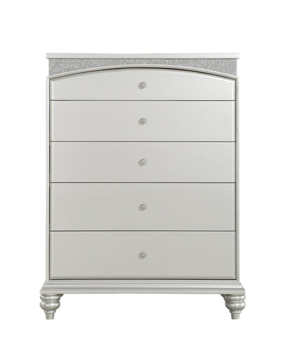 Maverick Platinum Finish Chest - 1st Choice Furniture Direct