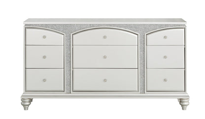 Maverick Platinum Finish Dresser - 1st Choice Furniture Direct