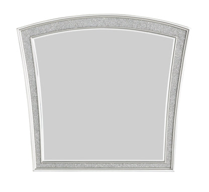 Maverick Platinum Finish Mirror - 1st Choice Furniture Direct
