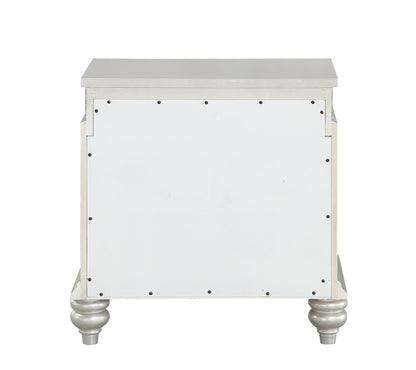 Maverick Platinum Finish Night Stand - 1st Choice Furniture Direct