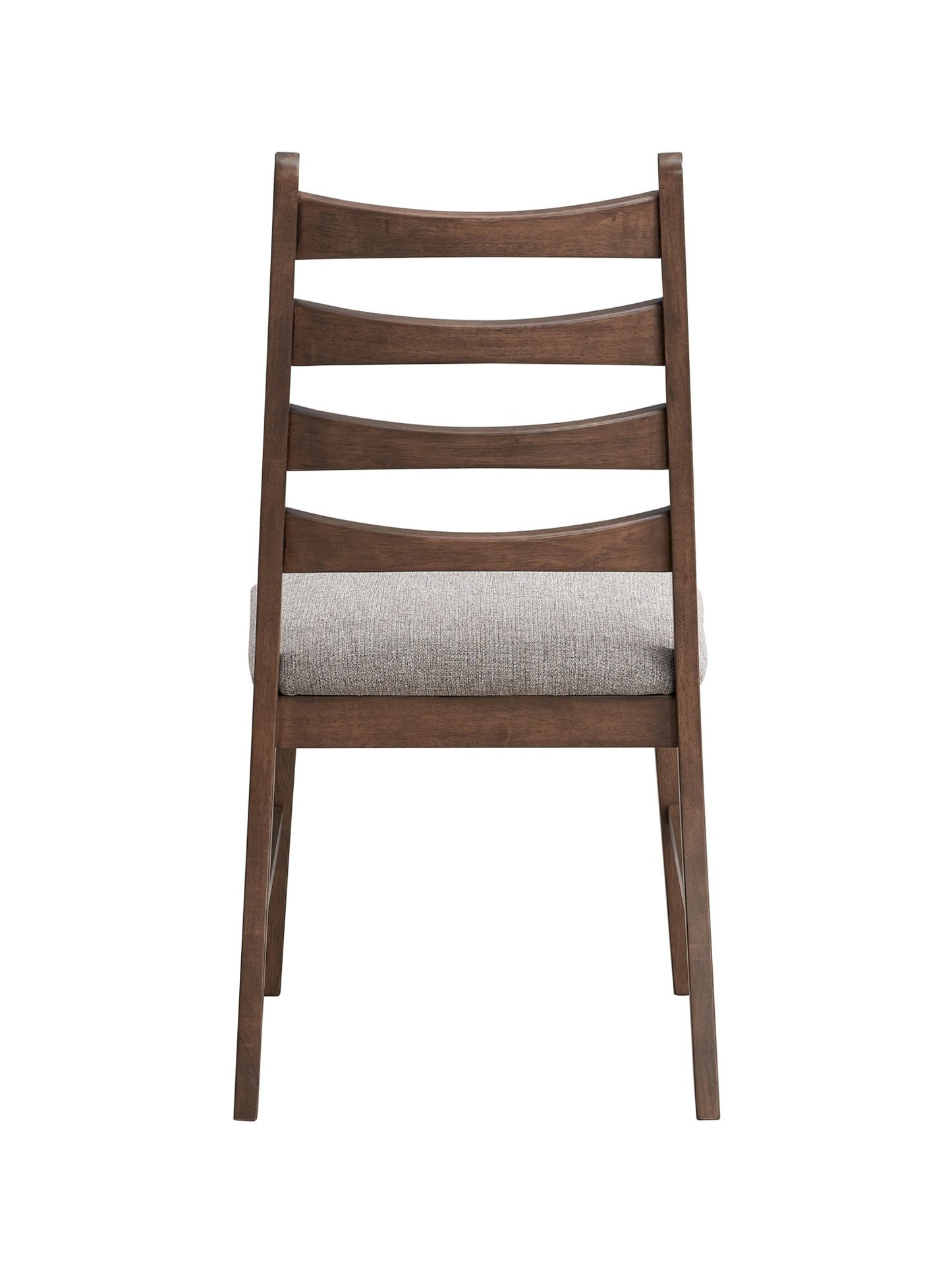 Mayah Gray Linen & Walnut Finish Side Chair (Set of 2) - 1st Choice Furniture Direct