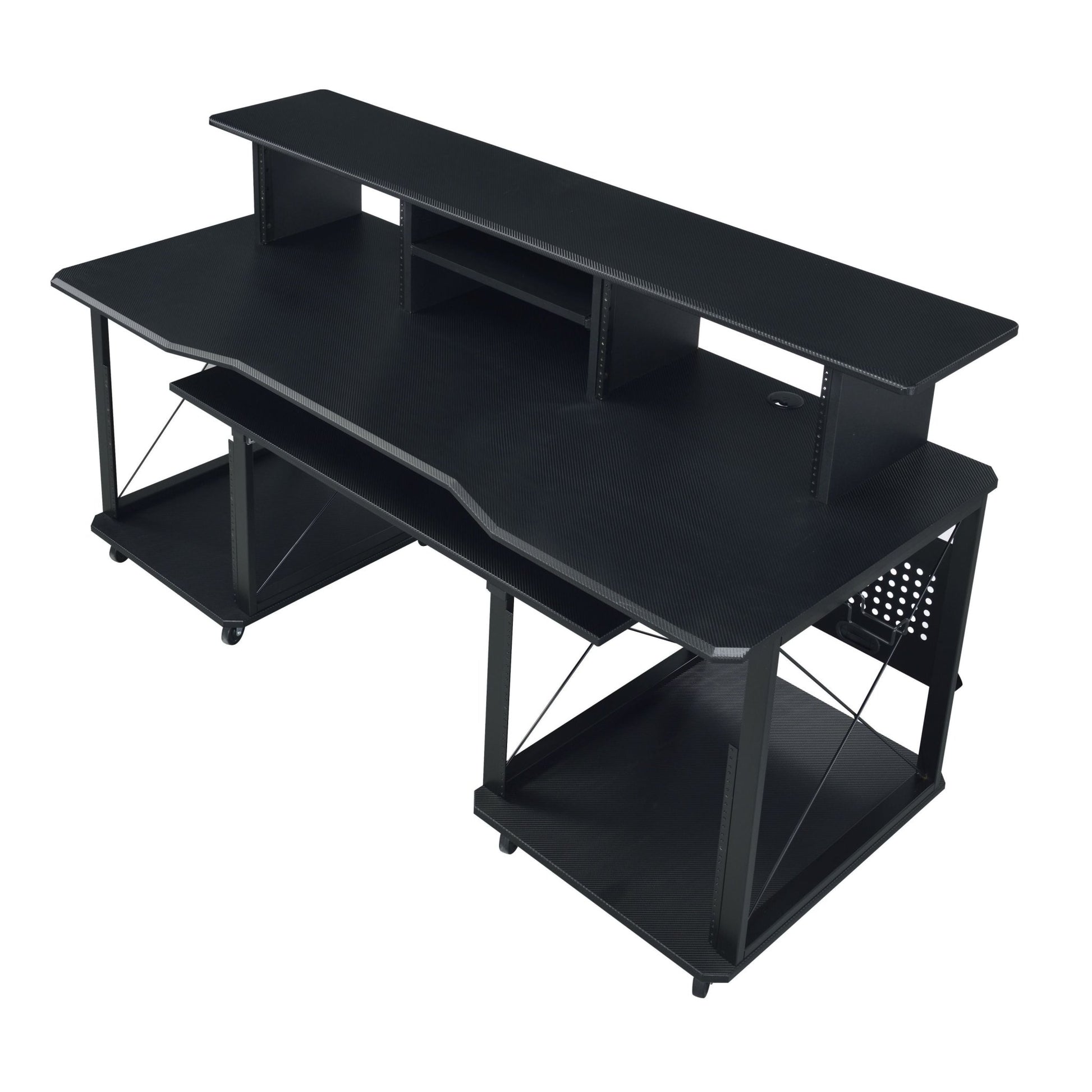 Megara Black Finish Music Desk - 1st Choice Furniture Direct
