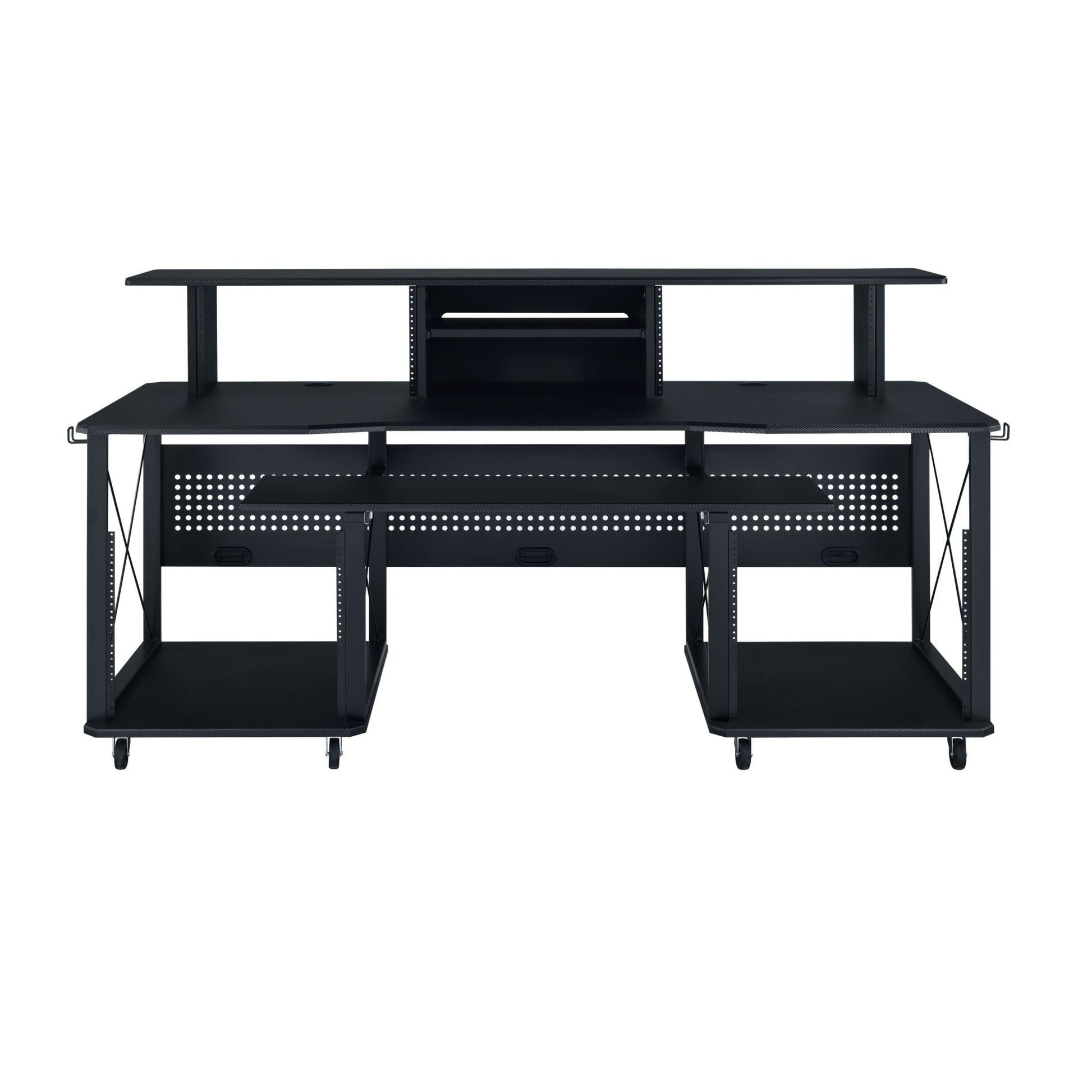 Megara Black Finish Music Desk - 1st Choice Furniture Direct