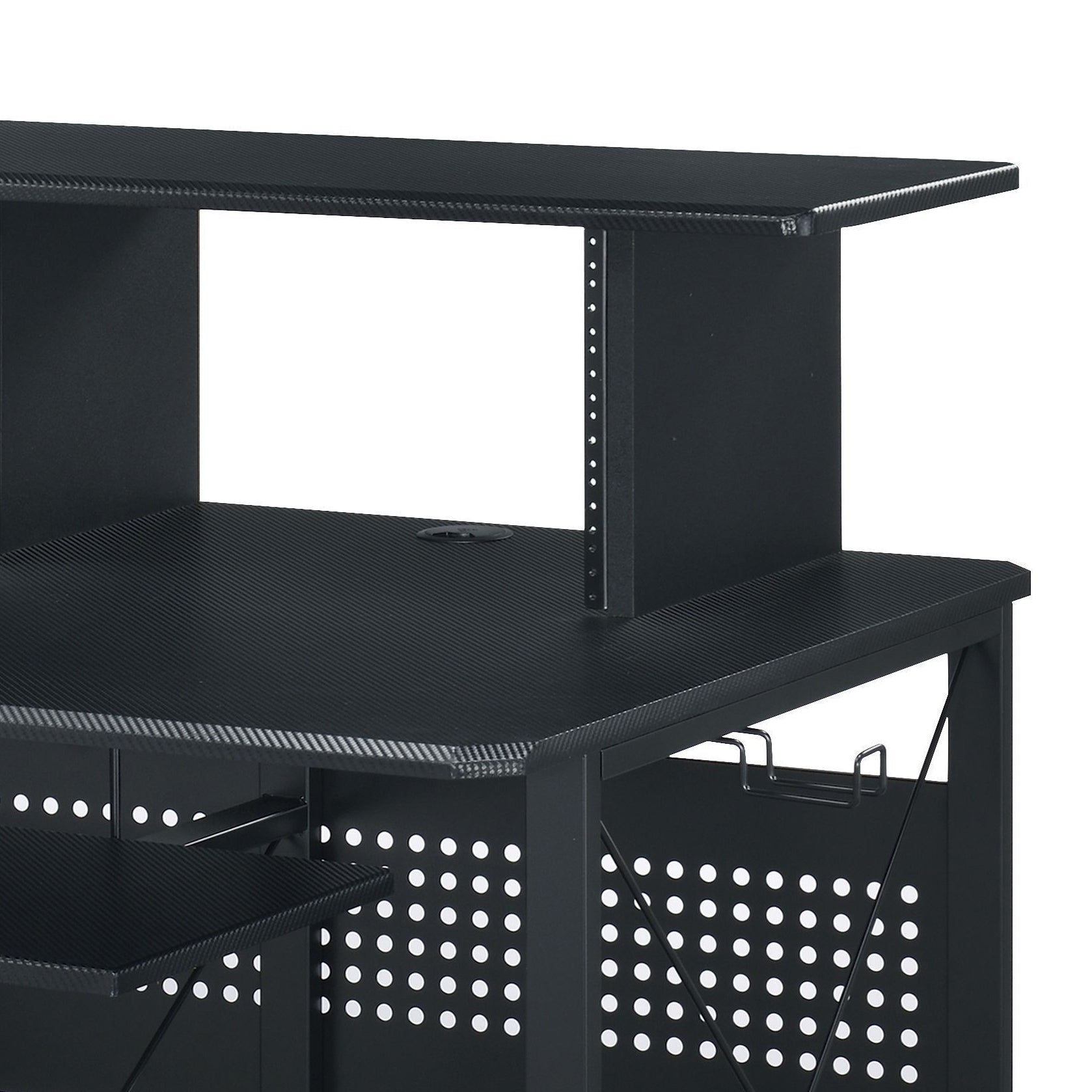 Megara Black Finish Music Desk - 1st Choice Furniture Direct