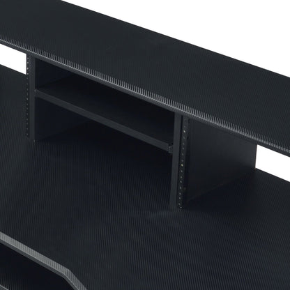 Megara Black Finish Music Desk - 1st Choice Furniture Direct