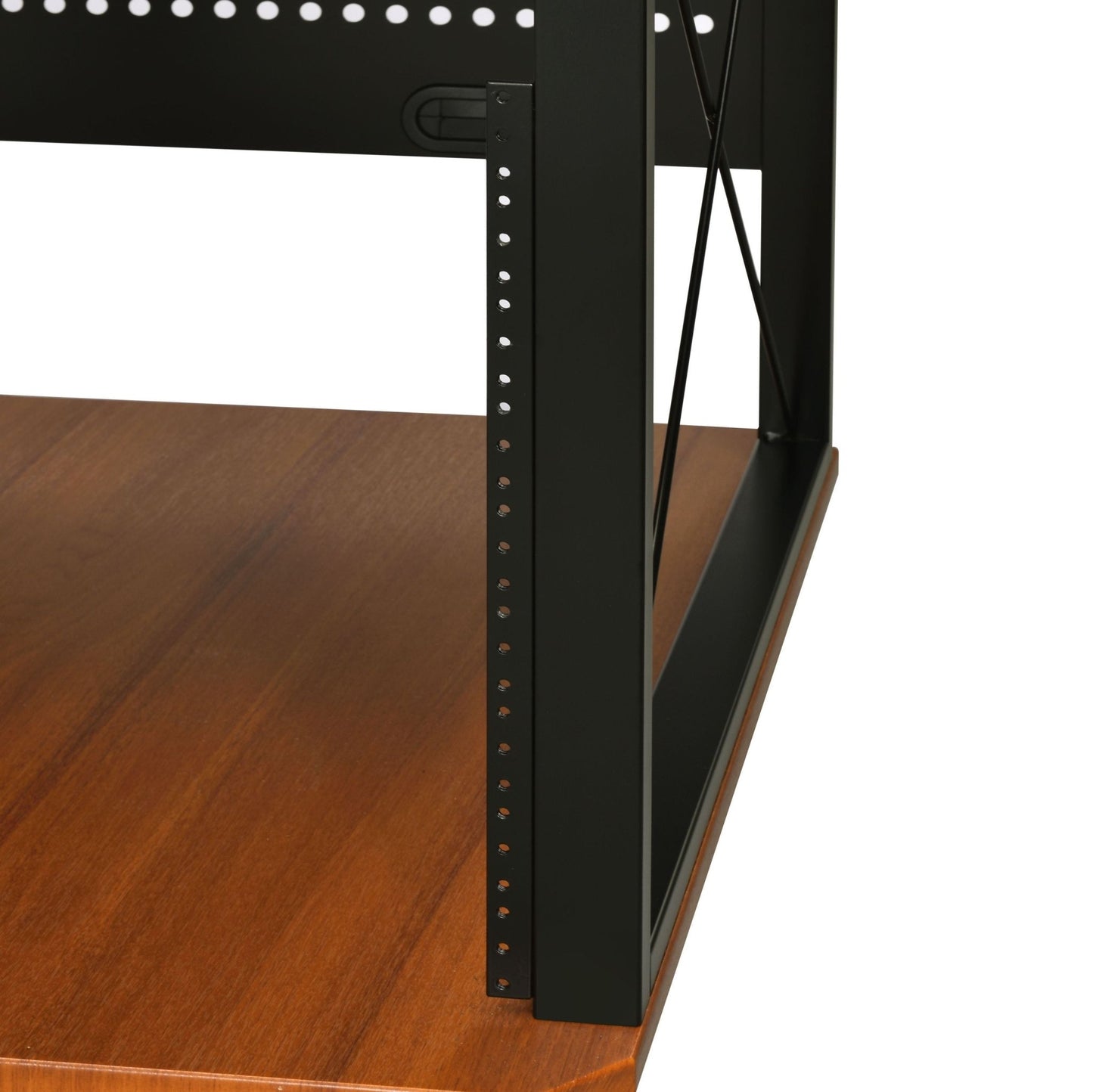 Megara Cherry & Black Finish Music Desk - 1st Choice Furniture Direct