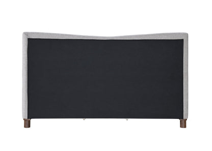 Melbourne Gray Chenille Eastern King Bed - 1st Choice Furniture Direct