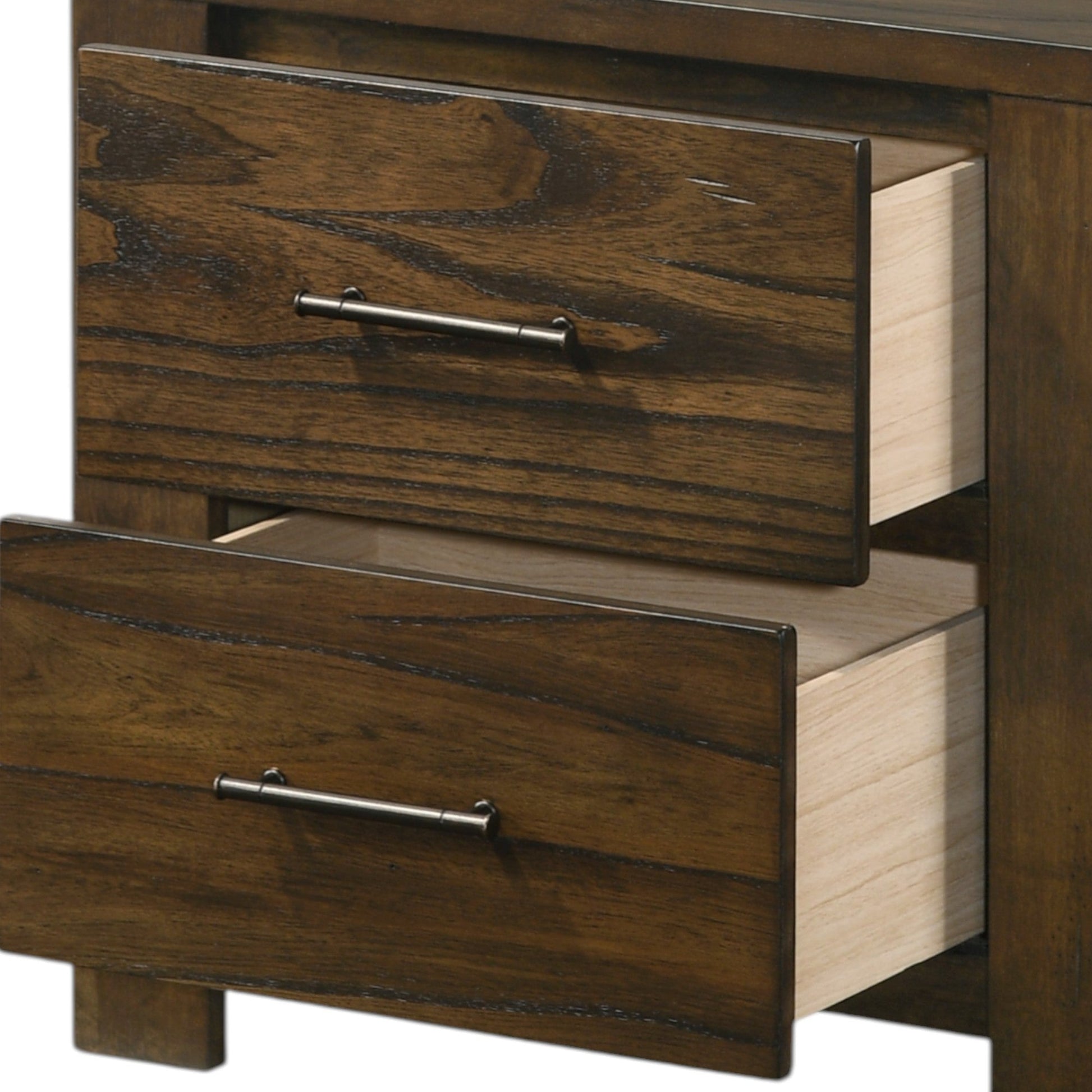 Merrilee Oak Finish Nightstand - 1st Choice Furniture Direct