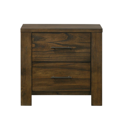 Merrilee Oak Finish Nightstand - 1st Choice Furniture Direct