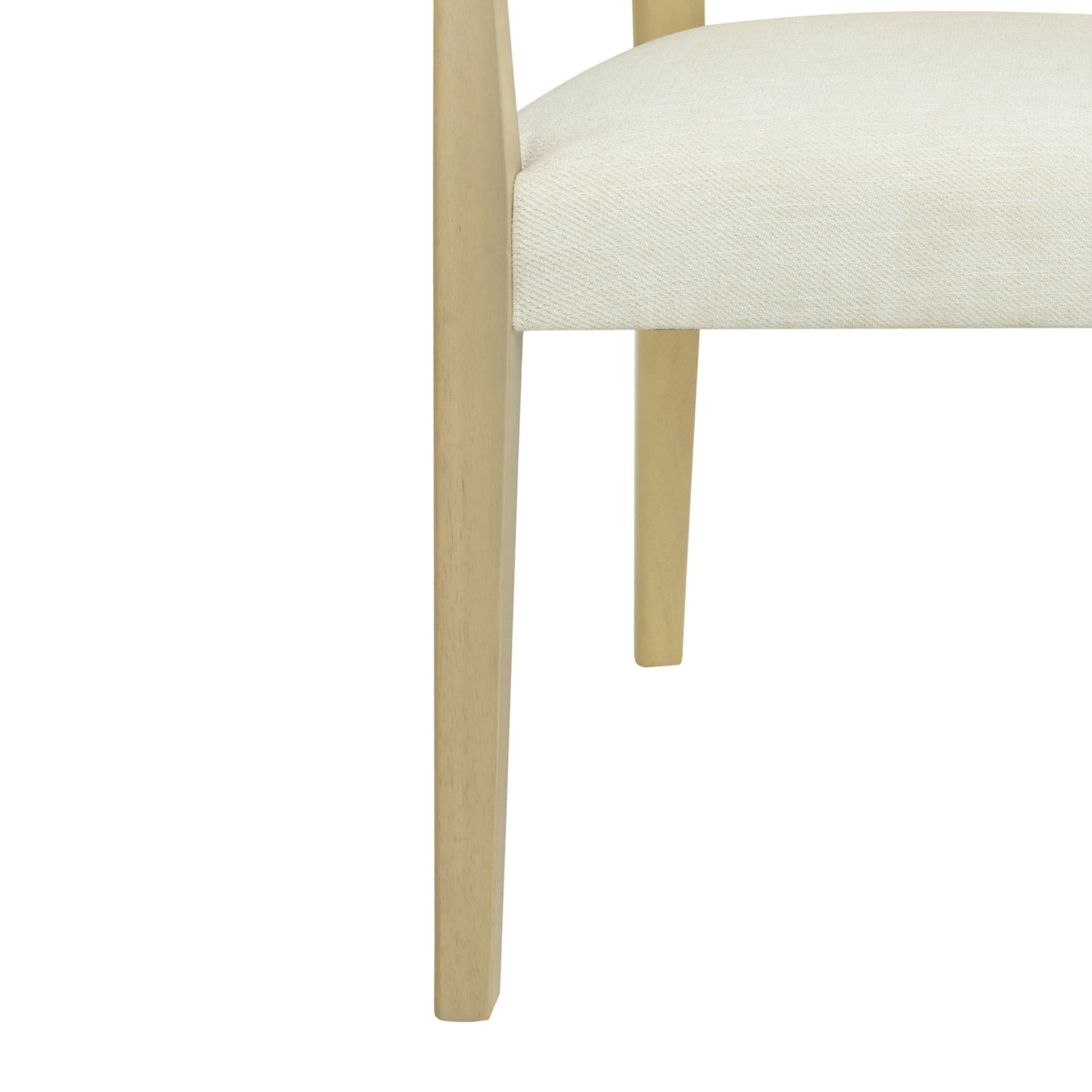 Mid - Century Modern ARM Dining Chair Set of 2 with Rattan Backrest - 1st Choice Furniture Direct