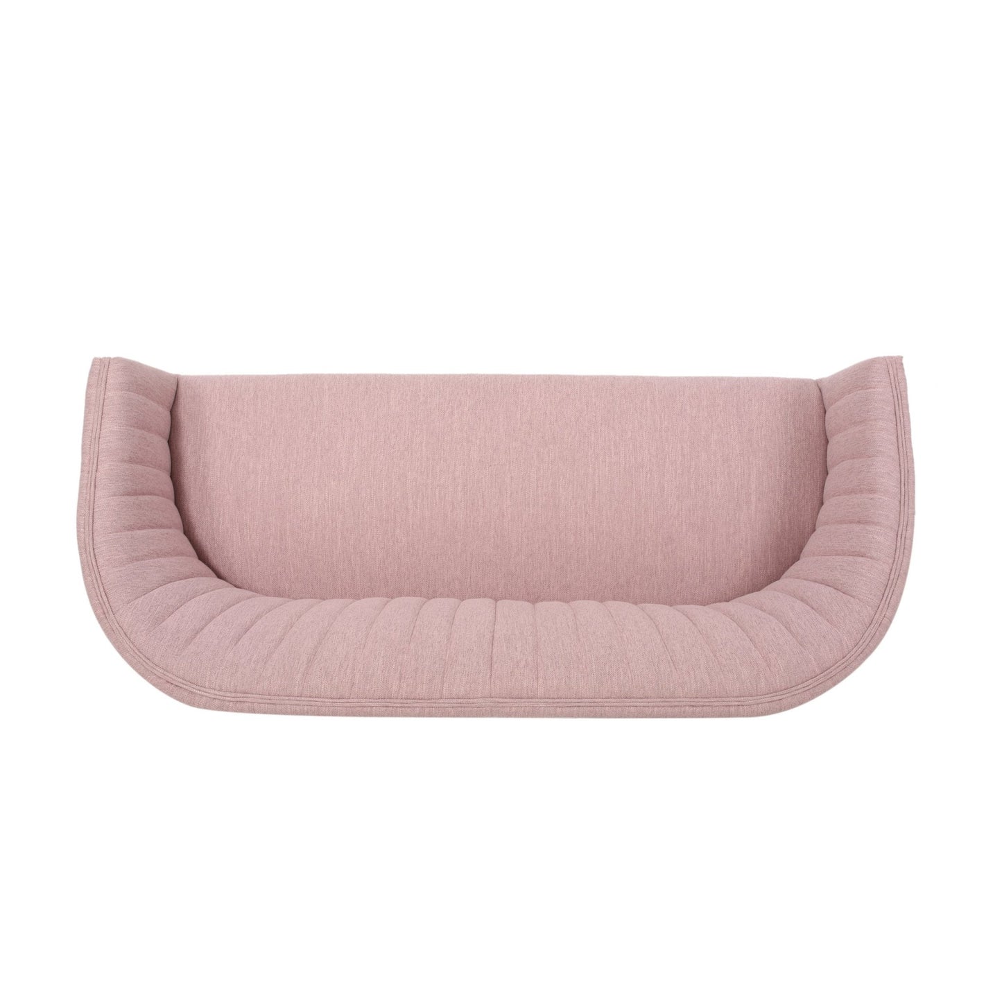 Mid Century Modern Loveseat with Channel Stitched Backrest - 1st Choice Furniture Direct