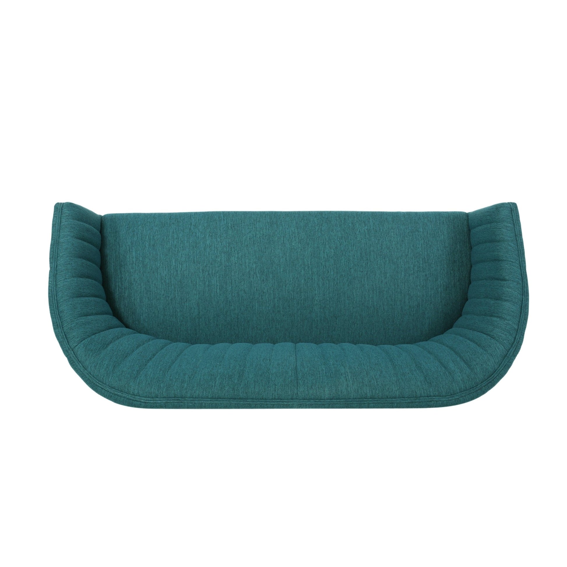 Mid Century Modern Loveseat with Channel Stitched Backrest - 1st Choice Furniture Direct