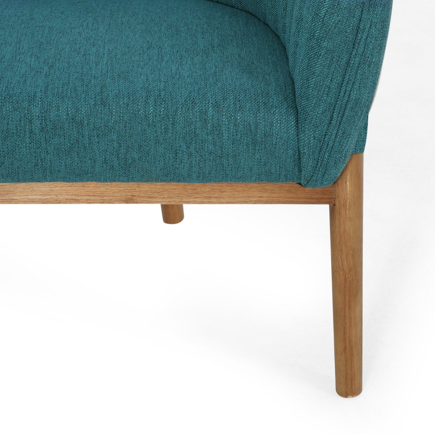 Mid Century Modern Loveseat with Channel Stitched Backrest - 1st Choice Furniture Direct