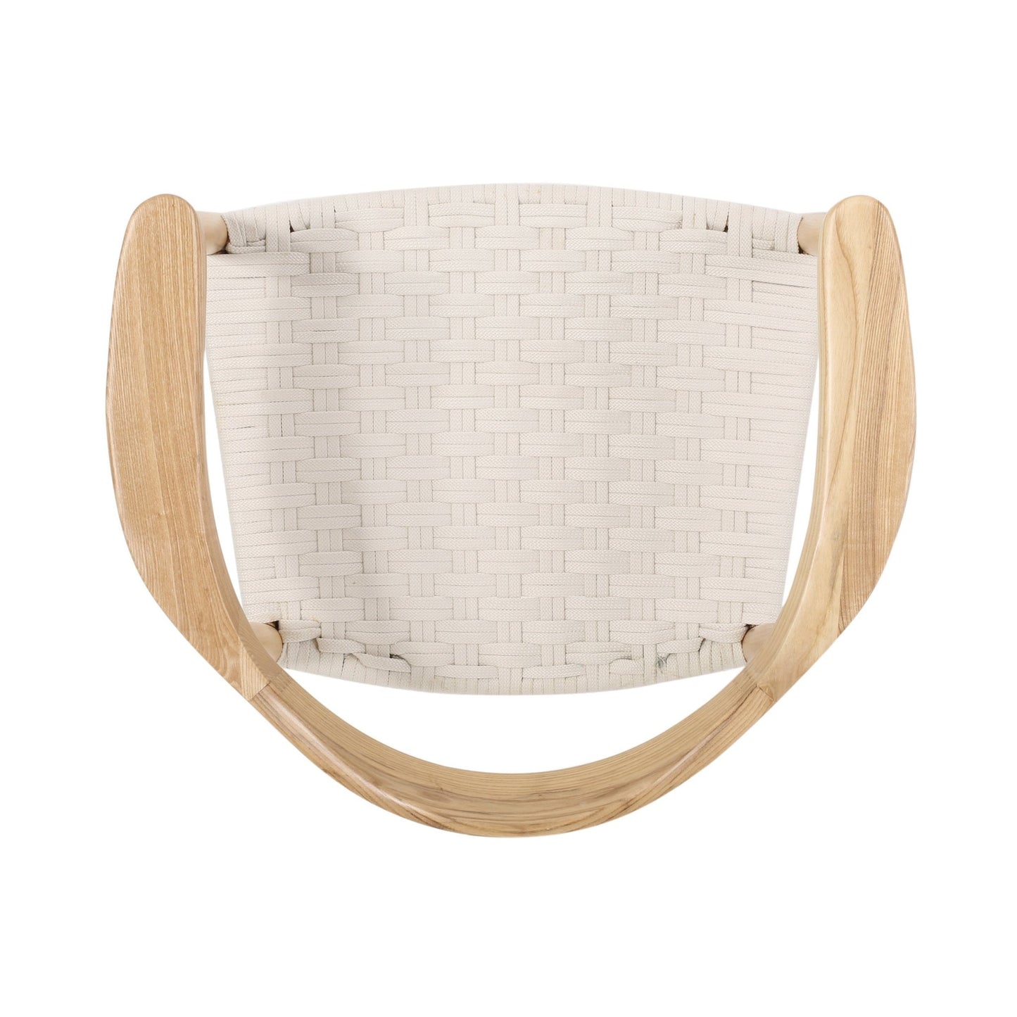 Mid-Century Modern Woven Rope Dining Chair | Ash Wood Chair - 1st Choice Furniture Direct
