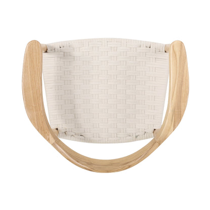 Mid-Century Modern Woven Rope Dining Chair | Ash Wood Chair - 1st Choice Furniture Direct