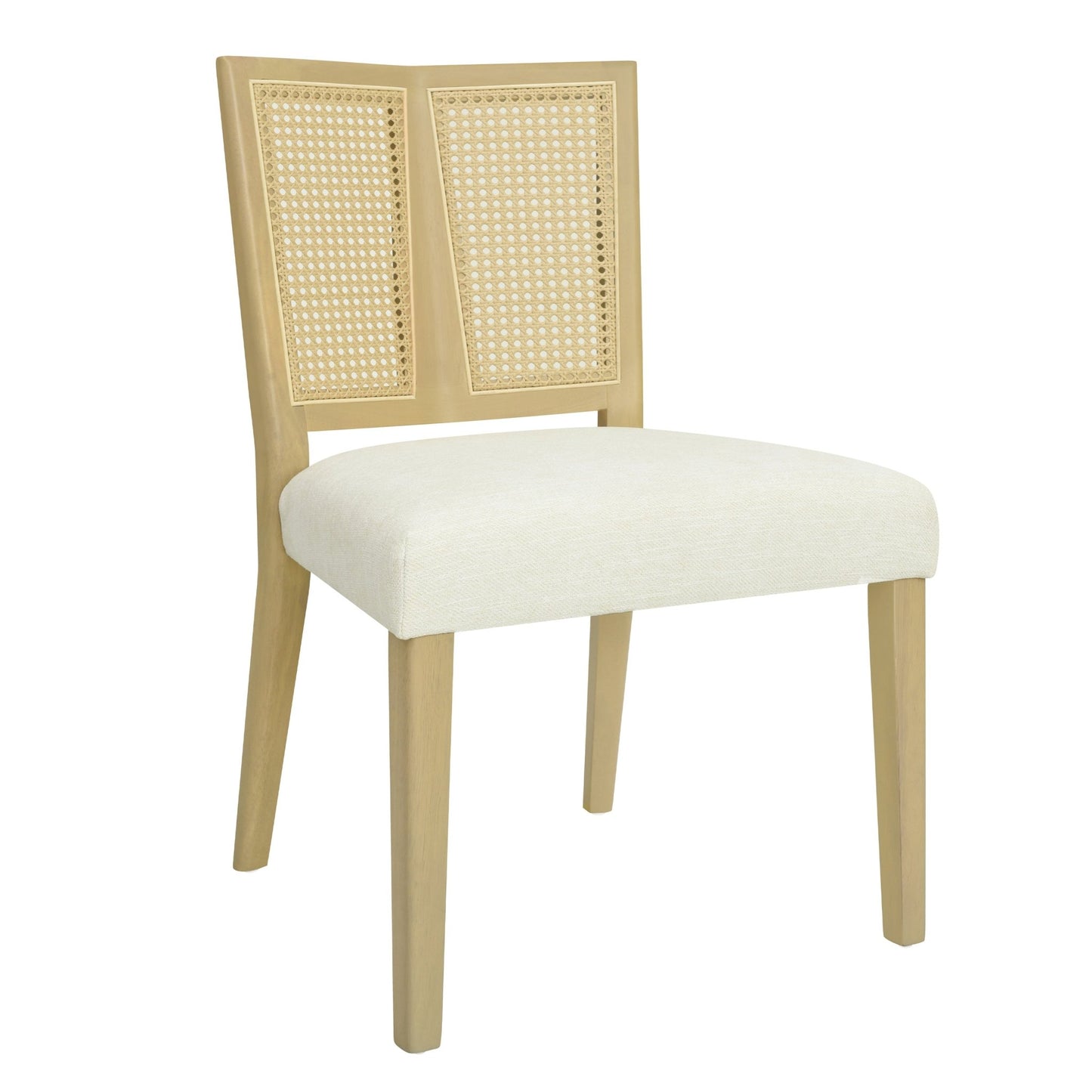 Mid - Century Rattan Dining Chair Without Arms Set of 2 - 1st Choice Furniture Direct