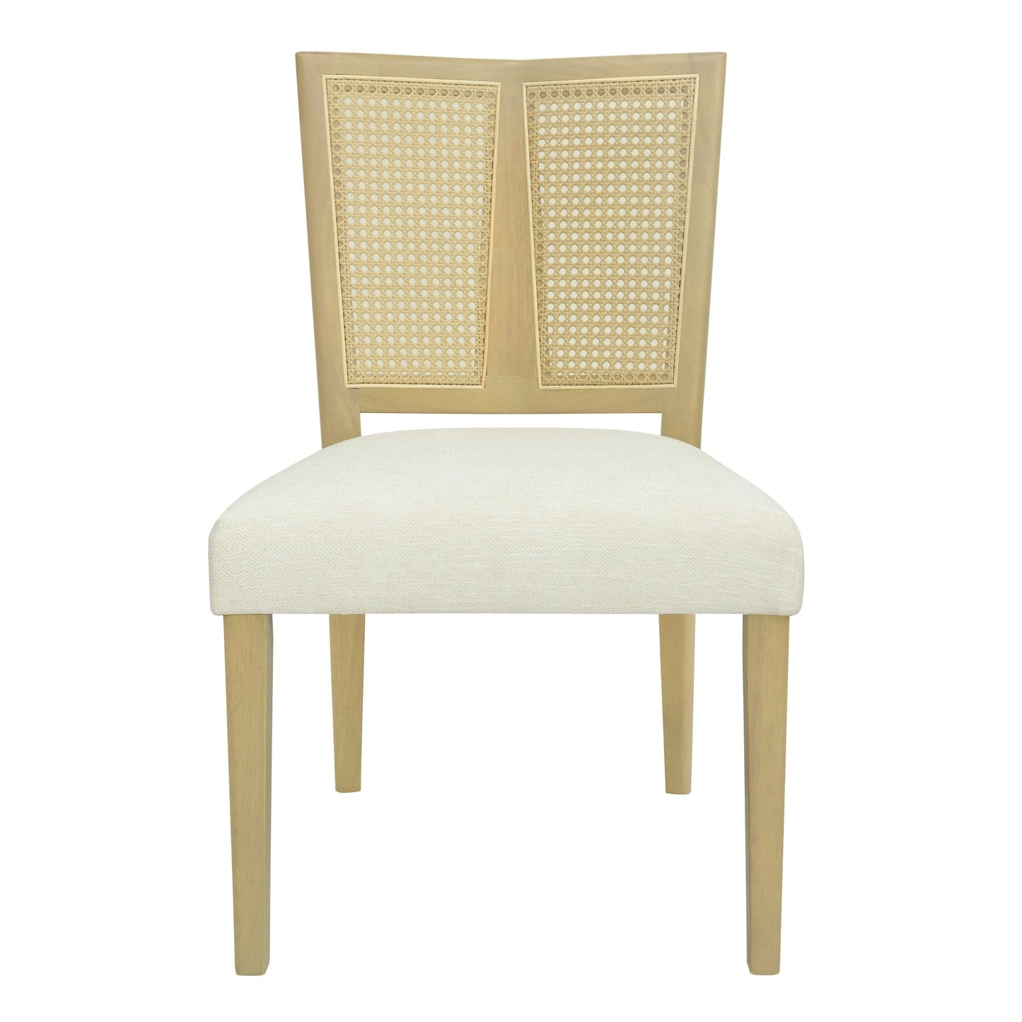 Mid - Century Rattan Dining Chair Without Arms Set of 2 - 1st Choice Furniture Direct
