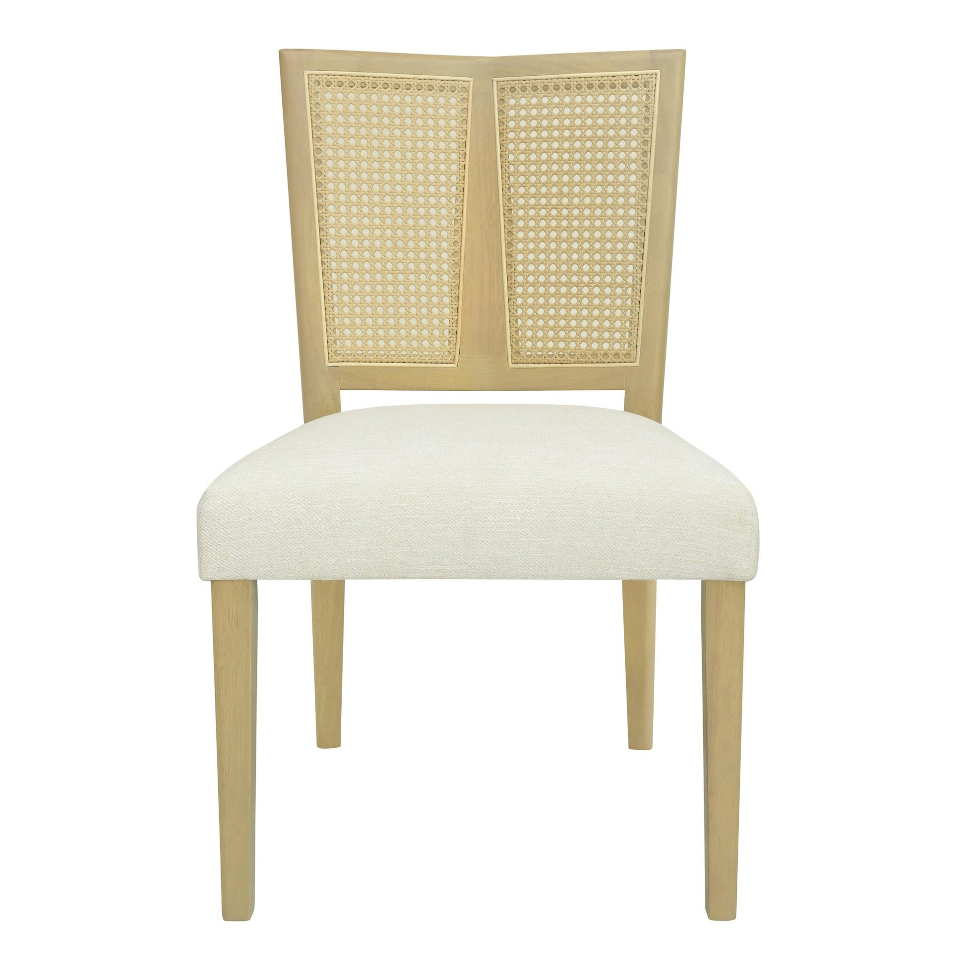 Mid - Century Rattan Dining Chair Without Arms Set of 2 - 1st Choice Furniture Direct
