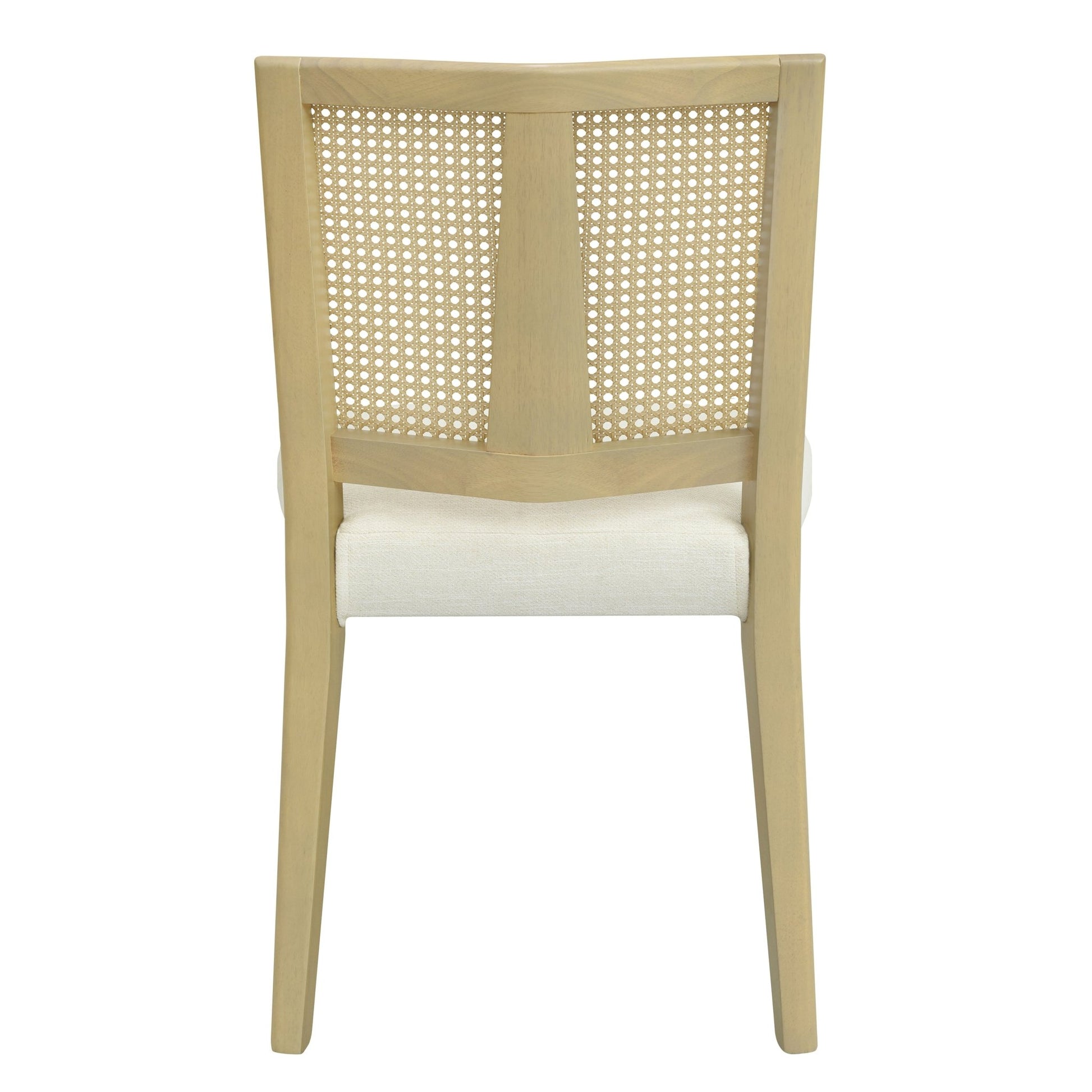 Mid - Century Rattan Dining Chair Without Arms Set of 2 - 1st Choice Furniture Direct