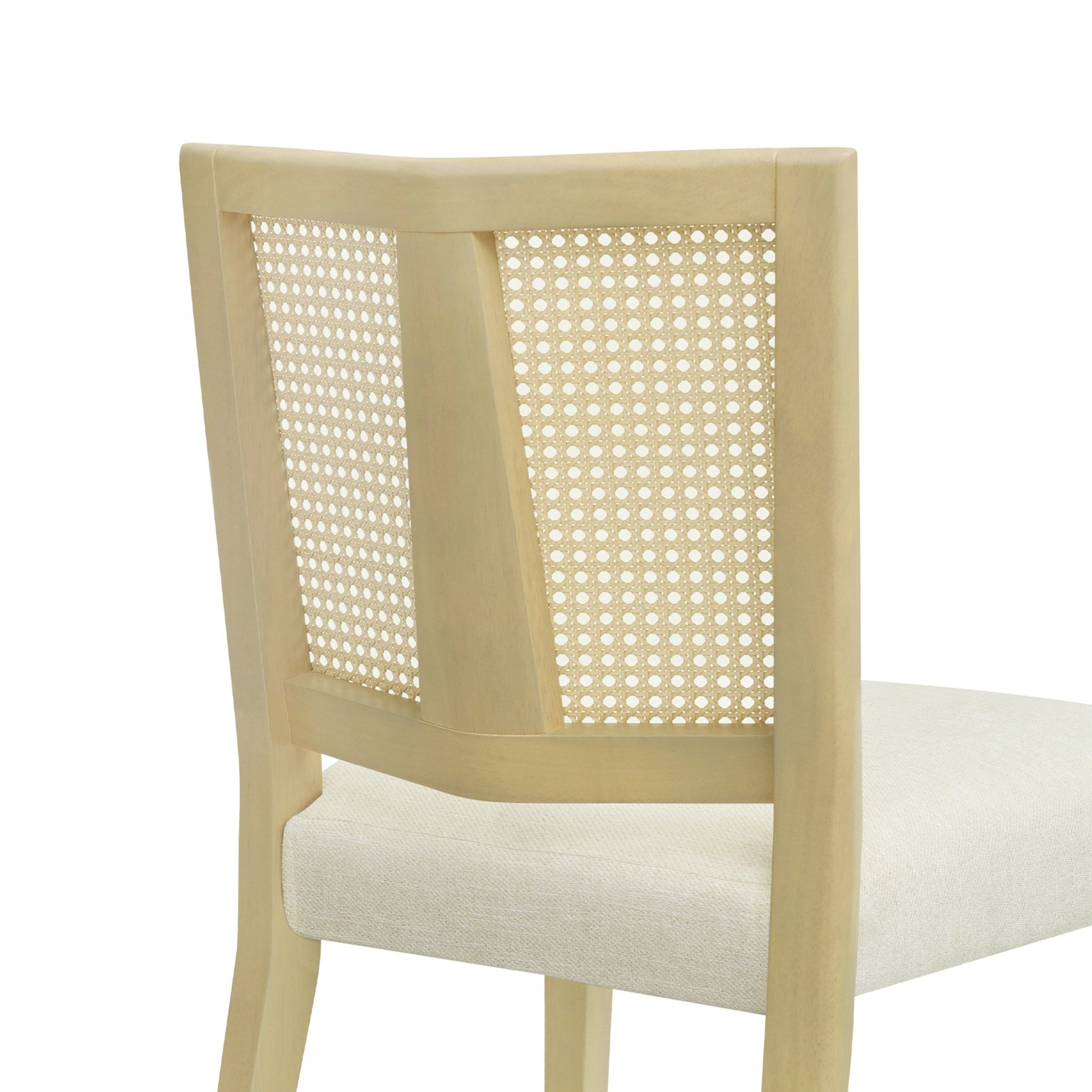 Mid - Century Rattan Dining Chair Without Arms Set of 2 - 1st Choice Furniture Direct