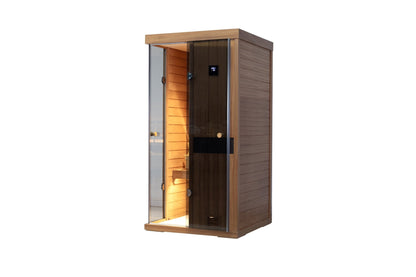 Mini One-person Mahogany sauna room - 1st Choice Furniture Direct
