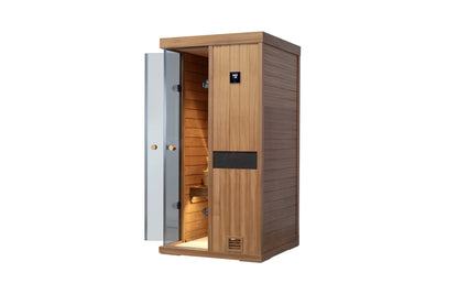 Mini One-person Mahogany sauna room - 1st Choice Furniture Direct