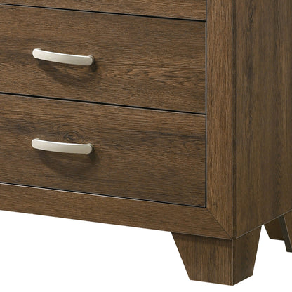 Miquell Oak Finish Chest - 1st Choice Furniture Direct
