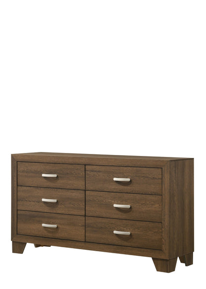 Miquell Oak Finish Dresser - 1st Choice Furniture Direct