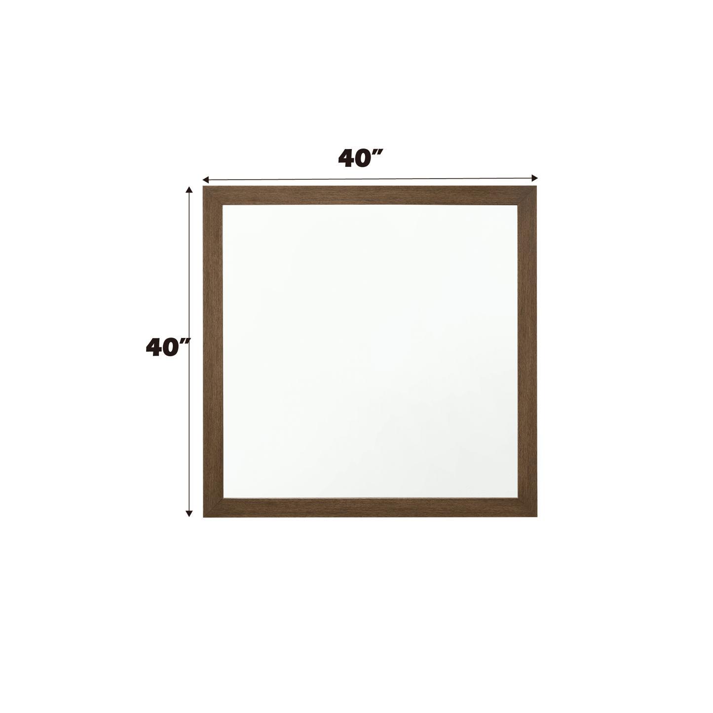 Miquell Oak Finish Mirror - 1st Choice Furniture Direct