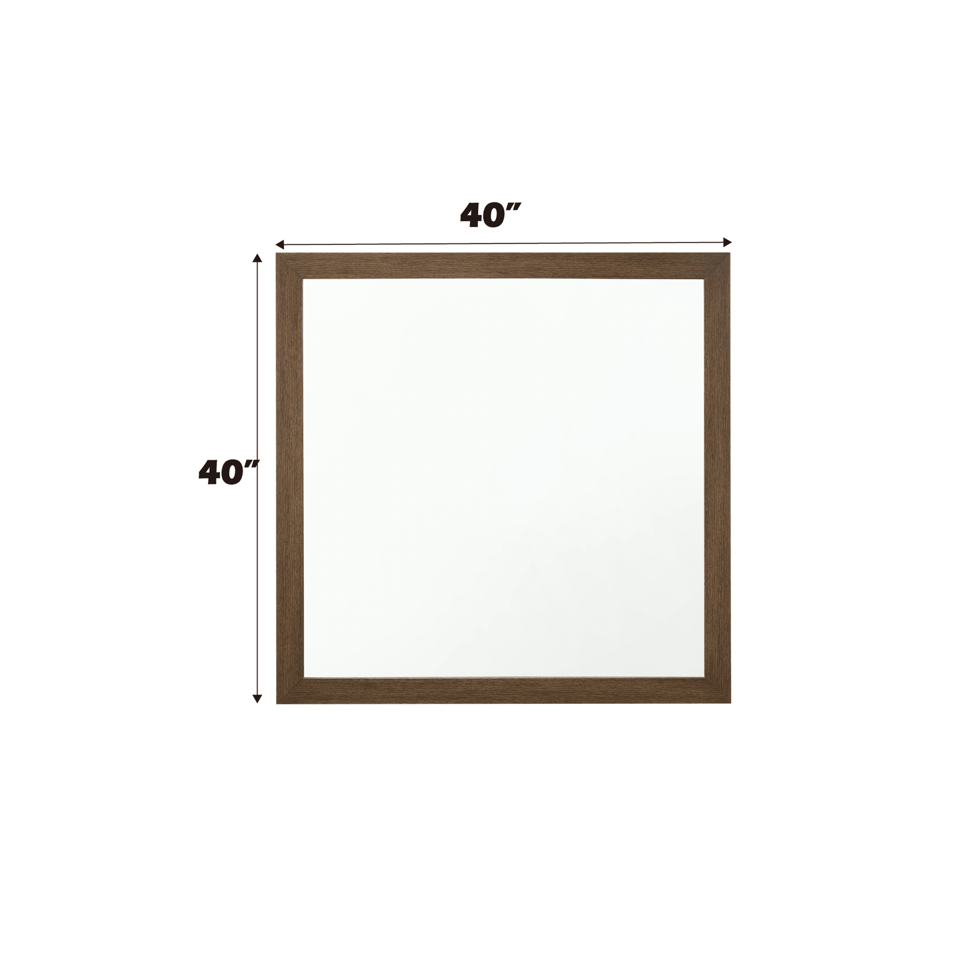 Miquell Oak Finish Mirror - 1st Choice Furniture Direct