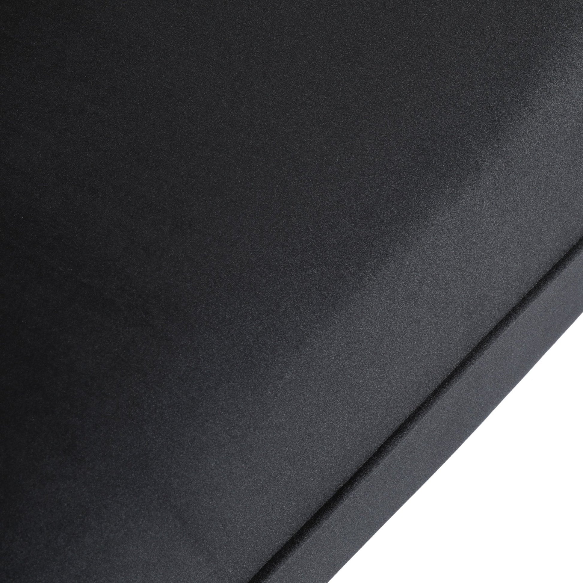 Miranda Modern Glam Velvet 3 - Seater Sofa in Black with Birch Wood Legs - 1st Choice Furniture Direct